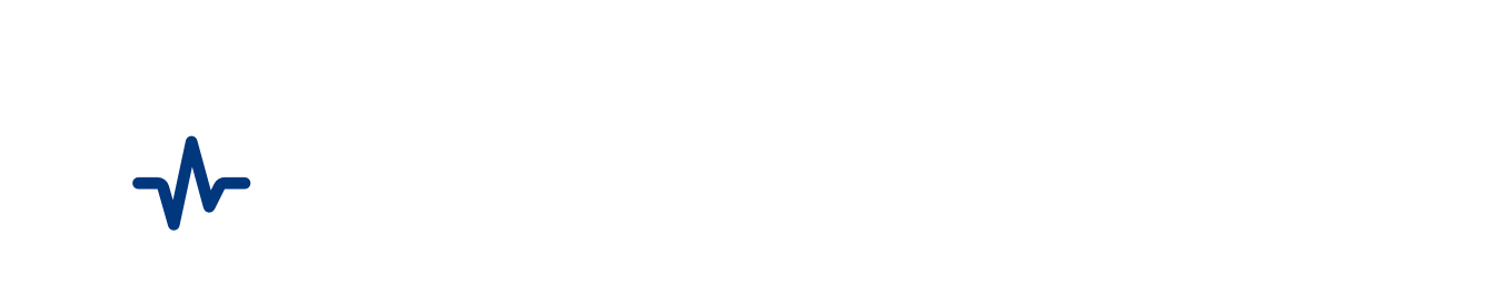 Logo reads "localmedic" in white text with a blue heartbeat line forming the "o".